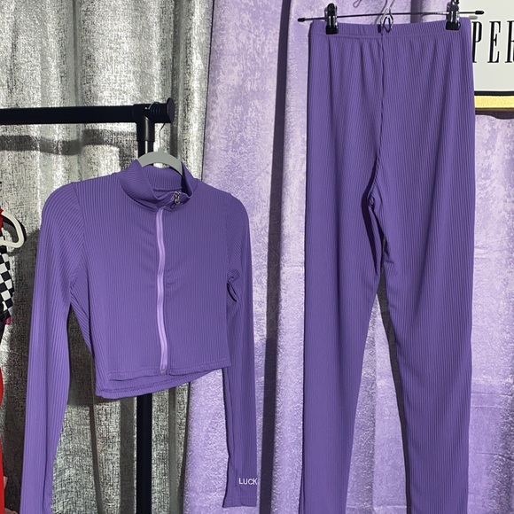 Trendy Purple 2pc Lucky Label Set - Picture 5 of 6